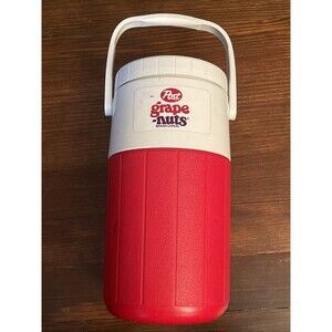 Coleman #5590 Plastic Water Jug Post Grape Nuts Brand Cereal Red White 1998